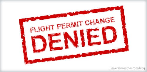 Flight Permit Change Denied