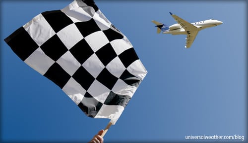 Flying your business jet to the Belgium Grand Prix