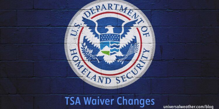 Business Aviation Alert: TSA Waiver Changes Now in Effect
